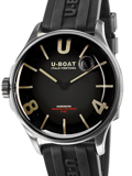 U-Boat Darkmoon SS Roloi Batarias me Mavro Kaoutsouk Louraki 9018/A