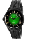U-Boat 9503/A Darkmoon Green PVD Soleil Mens Watch 40mm 5ATM