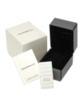 Emporio Armani Mario Roloi Xronogafos Batarias me Mavro Dermatino Louraki AR11243