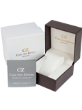 Carl von Zeyten Ruhestein Roloi Aftomato me Ble Dermatino Louraki CVZ0075BLS