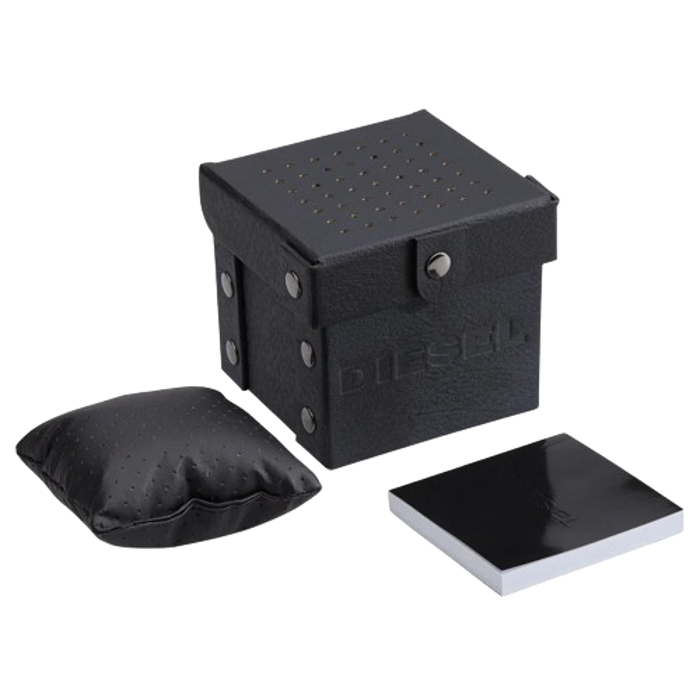 Diesel Mr Daddy 2.0 Roloi Xronogafos Batarias me Xruso Metalliko Brasele DZ7399