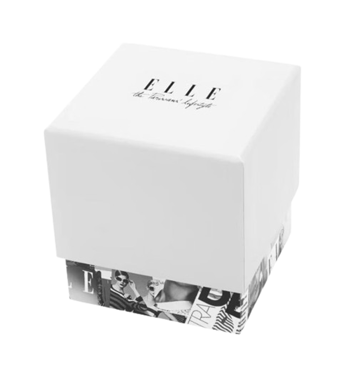 Elle Orsay Roloi Batarias me Roz Xruso Metalliko Brasele ELL25035