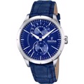 Festina Retro Roloi Batarias me Ble Dermatino Louraki F16573/7