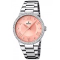 Festina Roloi Batarias me Asimi Metalliko Brasele F16719/3
