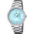 Festina Roloi Batarias me Asimi Metalliko Brasele F16719/4