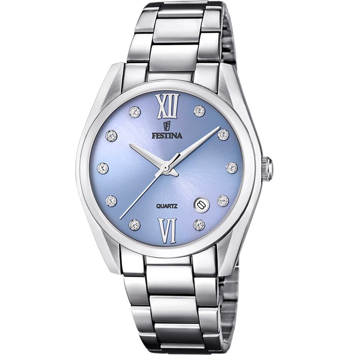 Festina Boyfriend Collection Roloi Batarias me Asimi Metalliko Brasele F16790/B