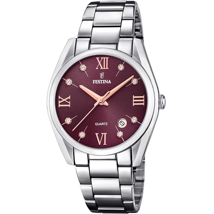 Festina Boyfriend Collection Roloi Batarias me Asimi Metalliko Brasele F16790/E