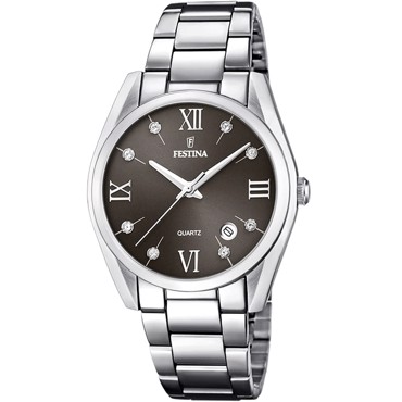 Festina Boyfriend Collection Ρολόι Μπαταρίας με Ασημί Μεταλλικό Μπρασελέ F16790/F