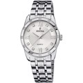 Festina Mademoiselle Roloi Batarias me Asimi Metalliko Brasele F16940/A