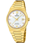 Festina Roloi Batarias me Xruso Metalliko Brasele F20039/1