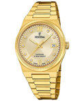 Festina Roloi Batarias me Xruso Metalliko Brasele F20039/2