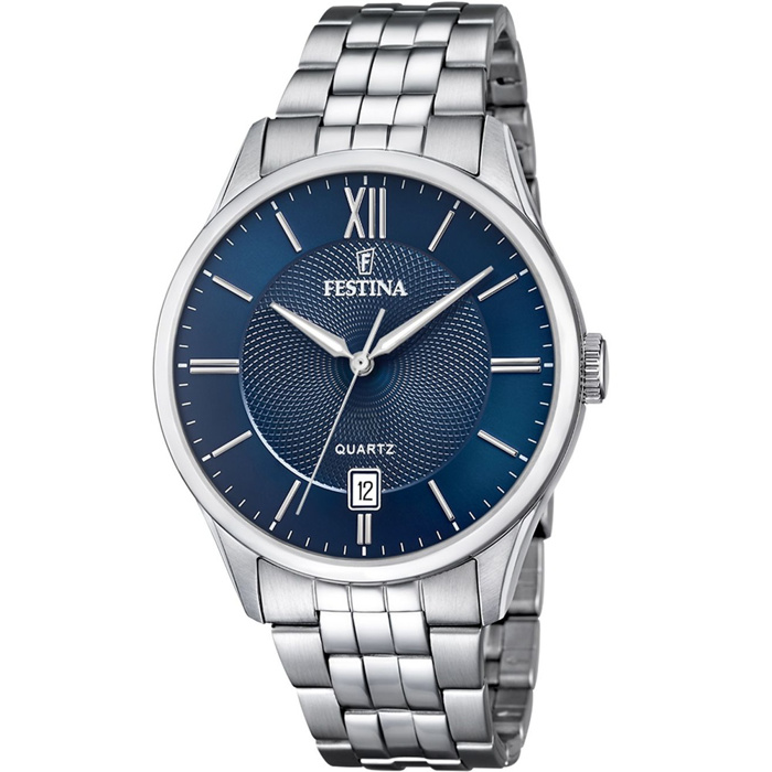 Festina F20425/2 Classic Mens Watch 43mm 5ATM