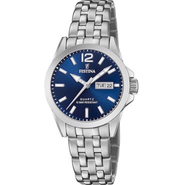 Festina Classic Ρολόι Μπαταρίας με Ασημί Μεταλλικό Μπρασελέ F20455/3