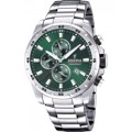 Festina Sport Roloi Xronogafos Batarias me Asimi Metalliko Brasele F20463/3