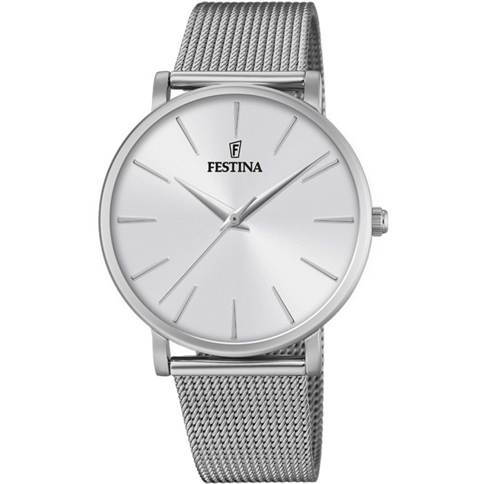 Festina Boyfriend Roloi Batarias me Asimi Metalliko Brasele F20475/1