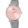 Festina Boyfriend Collection Roloi Batarias me Asimi Metalliko Brasele F20475/2