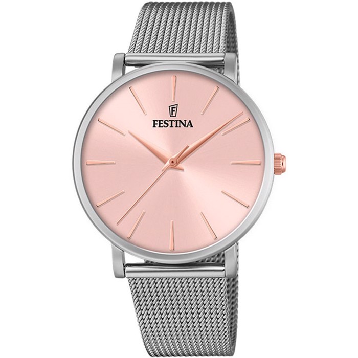 Festina Boyfriend Collection Roloi Batarias me Asimi Metalliko Brasele F20475/2