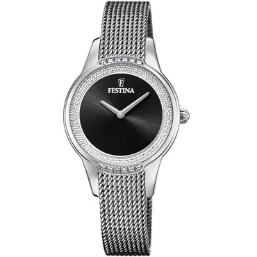 Festina Mademoiselle Ρολόι Μπαταρίας με Ασημί Μεταλλικό Μπρασελέ F20494/3