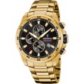 Festina Sport Roloi Xronogafos Batarias me Xruso Metalliko Brasele F20541/4