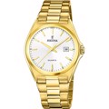 Festina Classic Roloi Batarias me Xruso Metalliko Brasele F20555/2