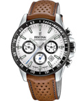 Festina Roloi Xronogafos Batarias me Kafe Dermatino Louraki F20561/1