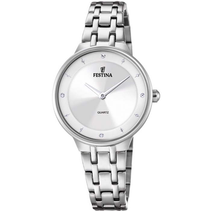 Festina Mademoiselle Roloi Batarias me Asimi Metalliko Brasele F20600/1