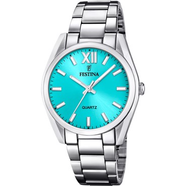 Festina Boyfriend Ρολόι Μπαταρίας με Ασημί Μεταλλικό Μπρασελέ F20622/D