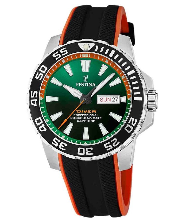 Festina Roloi Batarias me Mavro Kaoutsouk Louraki F20662/2