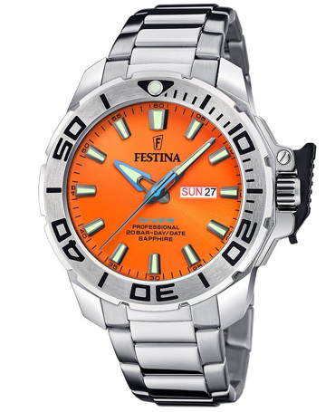 Festina Ρολόι Μπαταρίας με Ασημί Μεταλλικό Μπρασελέ F20665/5