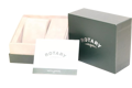 Rotary Regent Roloi Xronogafos Batarias me Asimi Metalliko Brasele GB05450/65