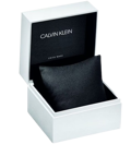 Calvin Klein Accent Roloi Batarias me Lefko Dermatino Louraki K2Y236K6