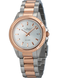 Jacques Lemans La Passion Roloi Batarias me Roz Xruso / Asimi Metalliko Brasele LP-125H