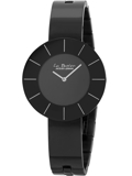 Jacques Lemans La Passion Roloi Batarias me Mavro Metalliko Brasele LP-128E