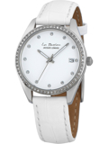 Jacques Lemans La Passion Roloi Batarias me Lefko Dermatino Louraki LP-133B