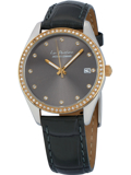 Jacques Lemans La Passion Roloi Batarias me Ggri Dermatino Louraki LP-133C