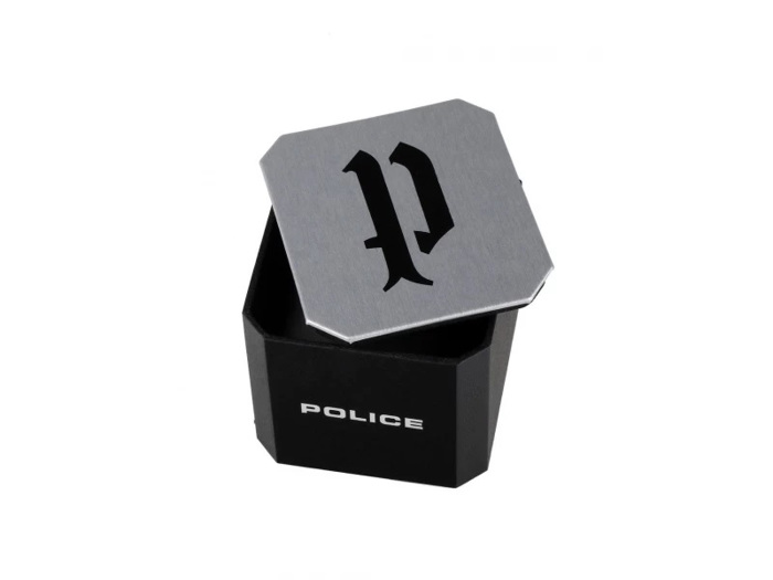 Police Roloi Xronogafos Batarias me Mavro Metalliko Brasele PEWJK2203102