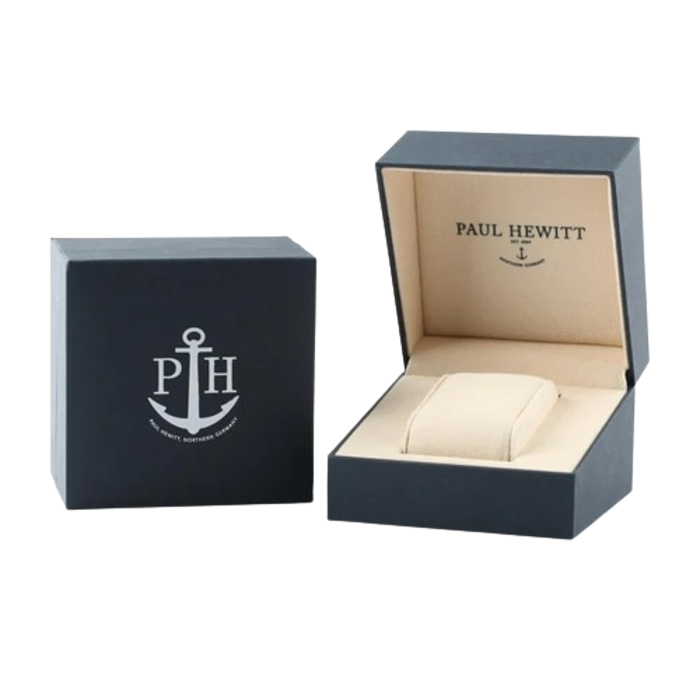 Paul Hewitt Sailor Line Roloi Batarias me Tirkouaz Dermatino Louraki PH-6455151K