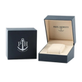 Paul Hewitt Sailor Line Roloi Batarias me Mavro Dermatino Louraki PH-6455224K