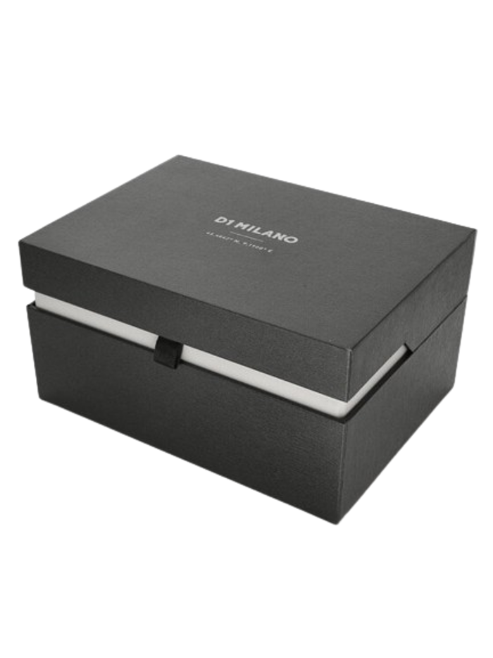D1 Milano Classic Denim Ultra Thin Roloi Batarias me Ble Dermatino Louraki UTDL03