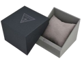 Guess Wildflower Roloi Batarias me Ble Dermatino Louraki W0821L2