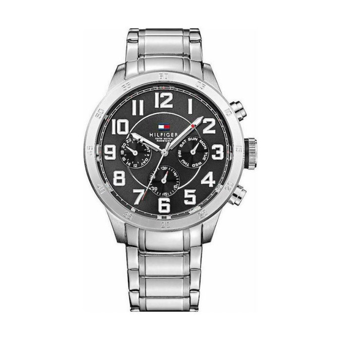 Tommy Hilfiger Trent Roloi Batarias me Asimi Metalliko Brasele 1791054