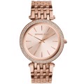 Michael Kors Darci Roloi Batarias me Roz Xruso Metalliko Brasele MK3192