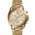 Michael Kors Bradshaw Roloi Xronogafos Batarias me Xruso Metalliko Brasele MK5605